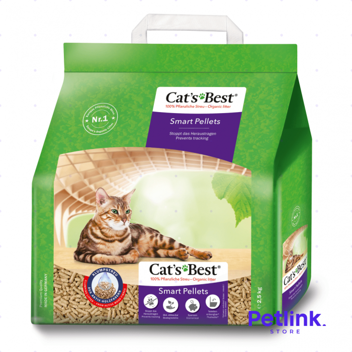 CATS BEST SMART PELLETS ARENA PARA GATO PELAJE LARGO ANTIADHERENTE BOLSA 2.50 KILOS