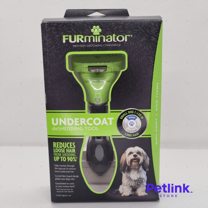 FURMINATOR CEPILLO DESLANADOR DE PELAJE PARA PERRO RAZA MINIATURA Y PEQUEÑO DE PELO LARGO