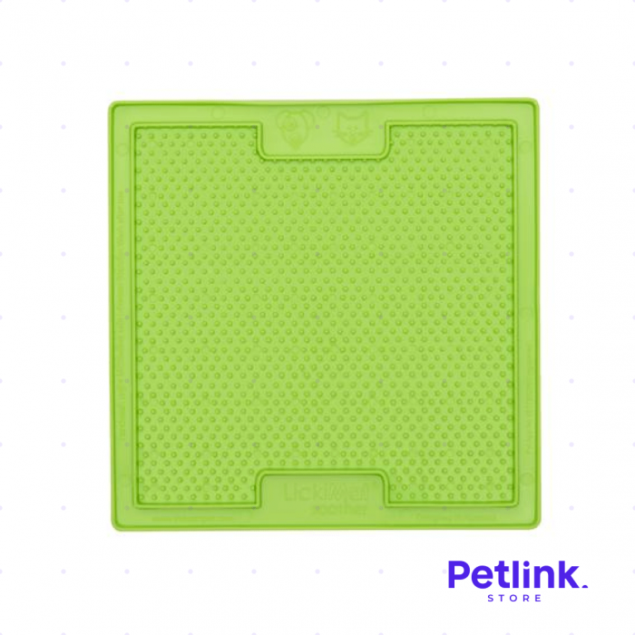 LICKIMAT PLATO ALIMENTADOR LENTO PARA PERROS MODELO SOOTHER COLOR VERDE