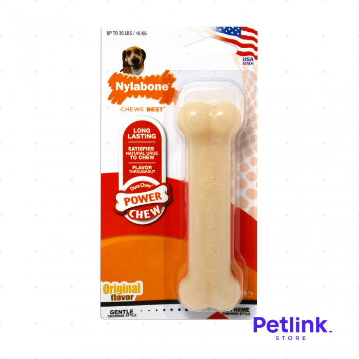 NYLABONE POWER CHEW JUGUETE MASTICACION EXTREMA FORMA DE HUESO PARA PERRO GRANDE