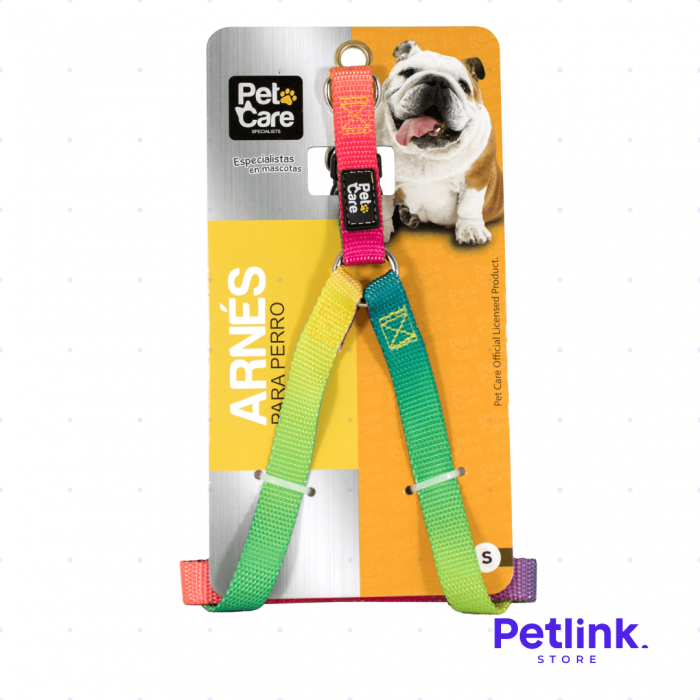 PETCARE ARNES DE NYLON PARA PERRO RAZA PEQUENA MODELO MULTICOLOR