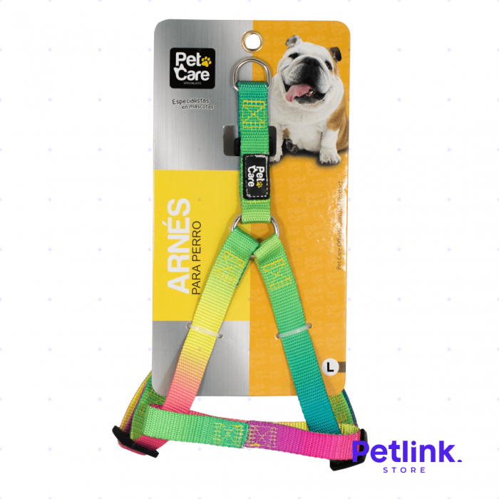 PETCARE ARNES DE NYLON PARA PERRO RAZA GRANDE MODELO MULTICOLOR