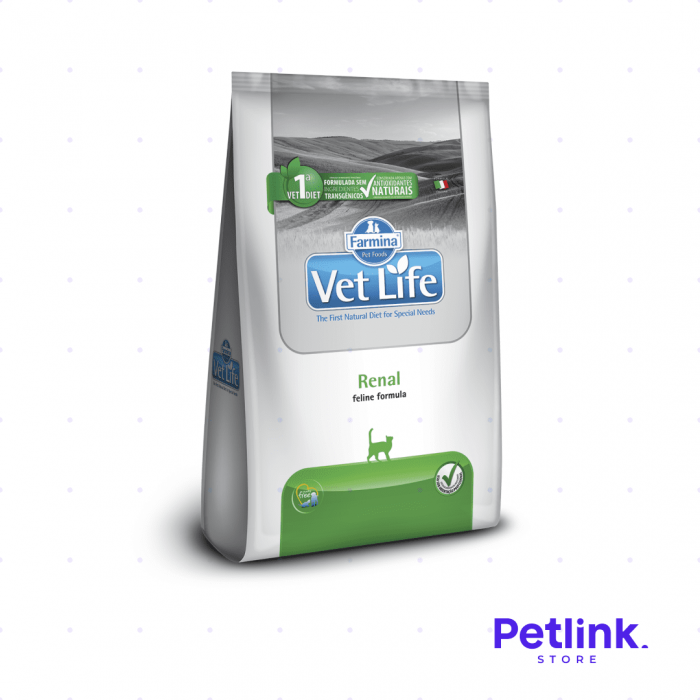 VET LIFE ALIMENTO SECO PARA GATO FORMULA RENAL 2KG